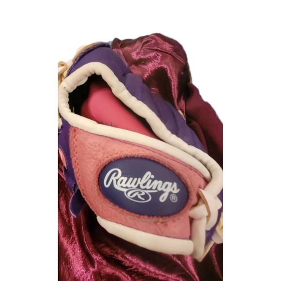 Rawlings TheGoldGlove Purple & Pink 10" HPP10PPW - Picture 4 of 8